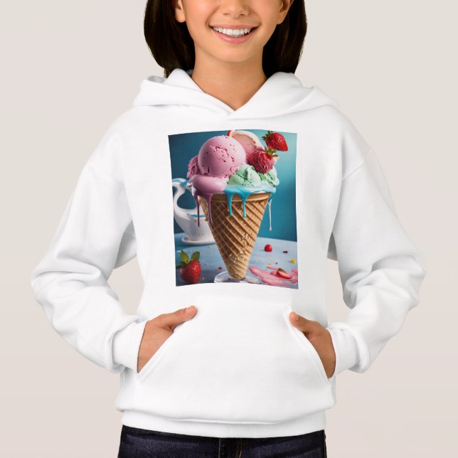 Sudadera con capucha para mujer con diseño de hela (Anverso)