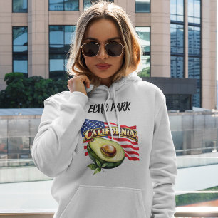 Sudadera con capucha para mujer de California