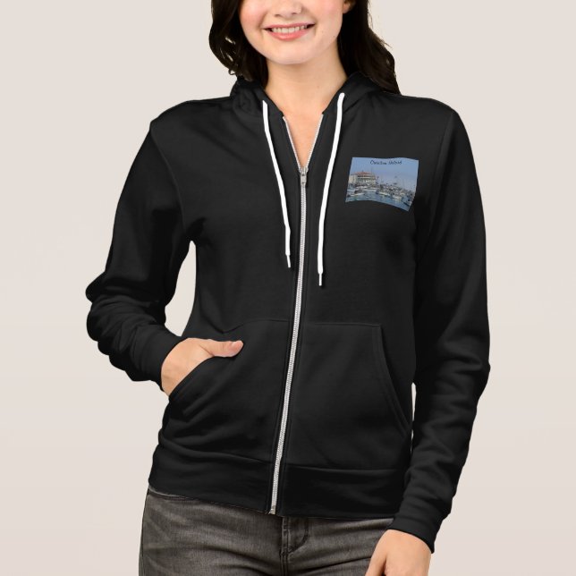 Sudadera con capucha para mujer de California de (Anverso)