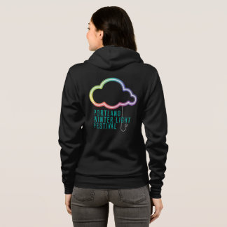 Sudadera con capucha para mujer de la cremallera