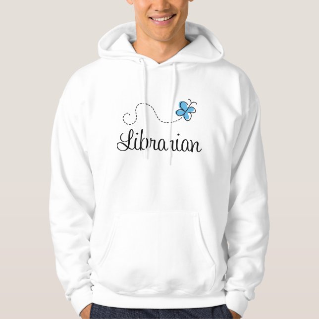 Sudadera con capucha para mujer de la mariposa (Anverso)