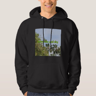 Sudadera con capucha para mujer de palmeras que al