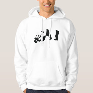 Sudadera con capucha para mujer del oso de panda