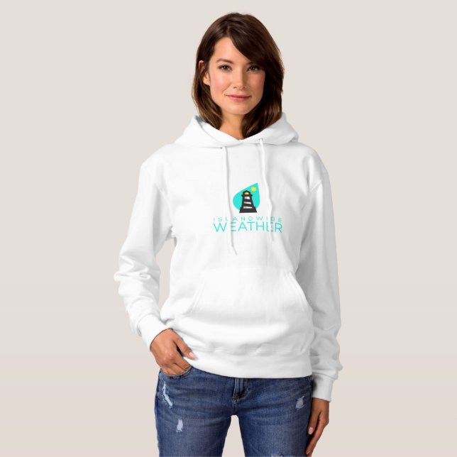 Sudadera con capucha para mujer del tiempo a nivel (Anverso completo)