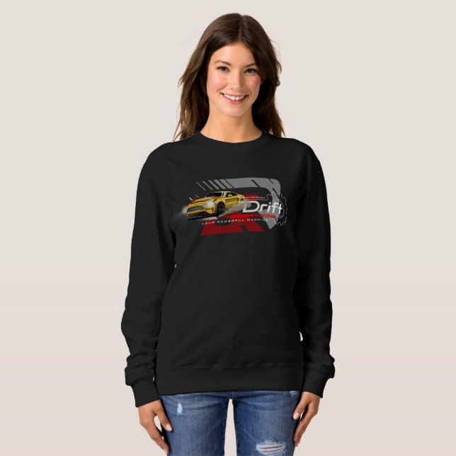 Sudadera con capucha para mujer Drifting (Anverso completo)