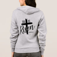 Sudadera con capucha para mujer Él Ha Resucitado