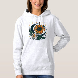 Sudadera con capucha para mujer Flor Celestial