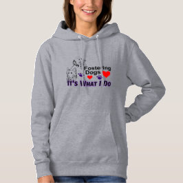 Sudadera con capucha para mujer Fomentar perros es