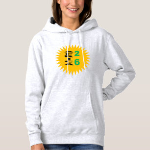 Sudadera con capucha para mujer gris SUN AFRICA