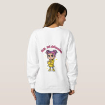 Sudadera con capucha para mujer linda, no indefens