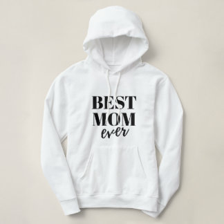 Sudadera con capucha para mujer "Mejor mamá del mu