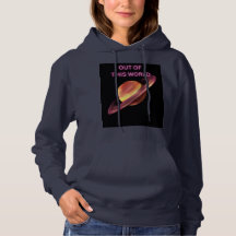 Sudadera con capucha para mujer Neon Saturno Out o