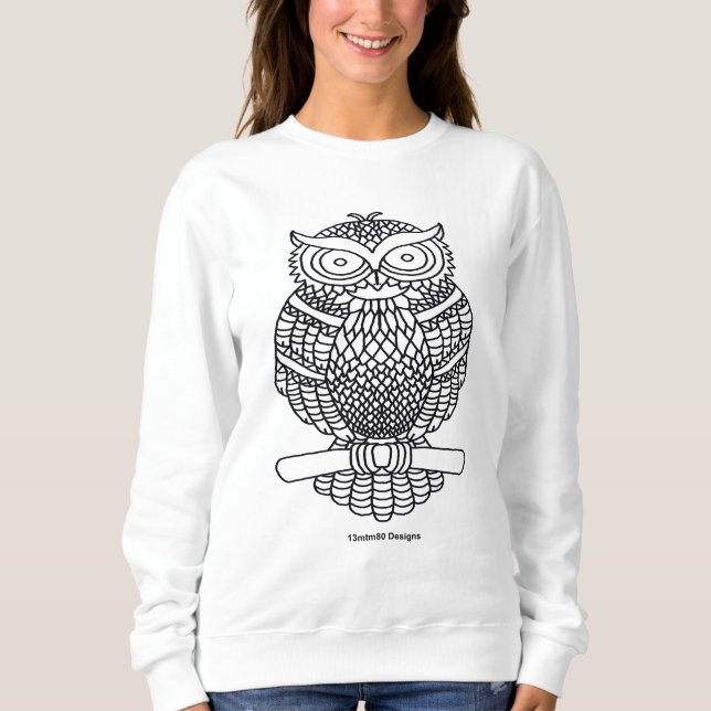 Sudadera con capucha para mujer Owl (clásico) (Anverso)