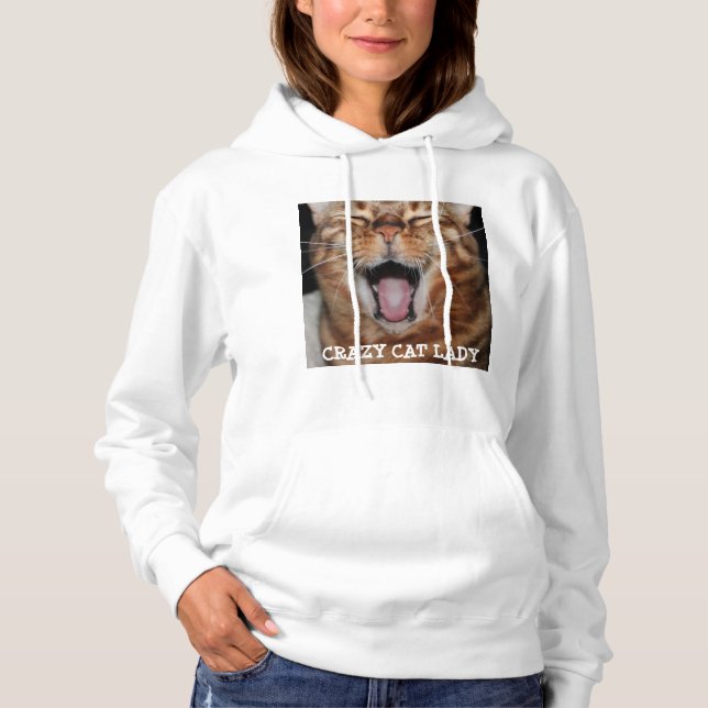 Sudadera con capucha para mujer "SEÑORA LOCA del (Anverso)