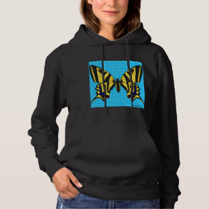Sudadera con capucha para mujer Swallowtail (vívid