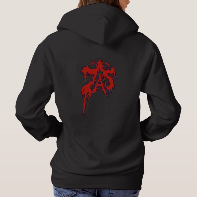 Sudadera con capucha para mujeres Akumakaze (Reverso)