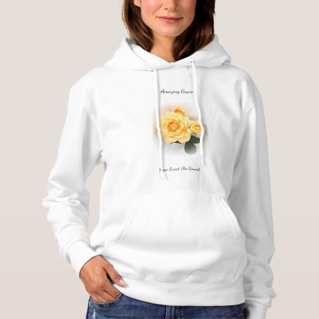 Sudadera con capucha para mujeres Amazing Grace YR (Anverso)