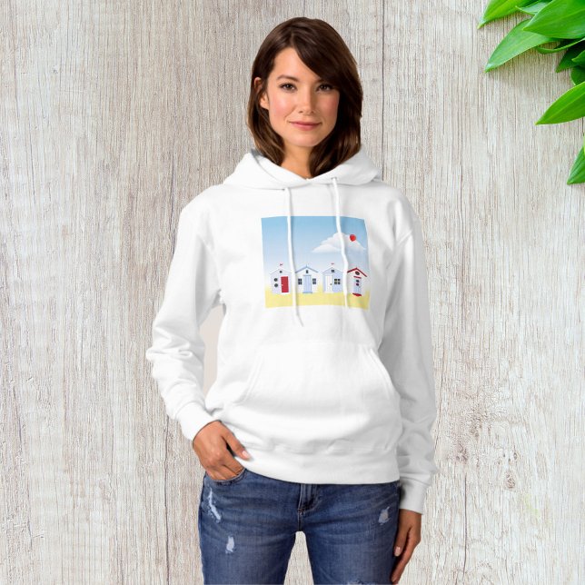 Sudadera con capucha para mujeres de cabañas de pl (Subido por el creador)