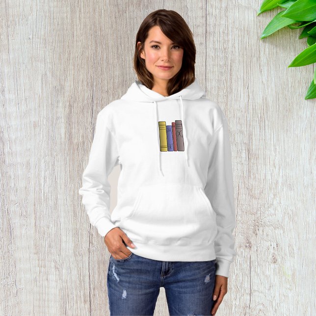 Sudadera con capucha para mujeres de cuatro libros (Subido por el creador)