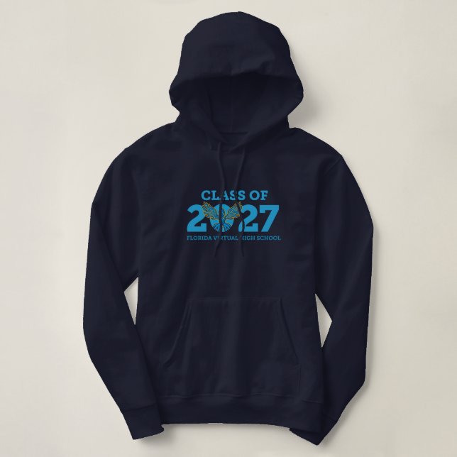 Sudadera con capucha para mujeres de Florida Virtu (Diseño del anverso)