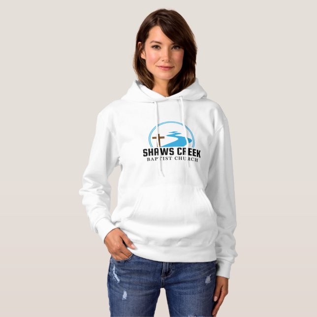 Sudadera con capucha para mujeres de Shaw's Creek (Anverso completo)