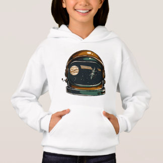 Sudadera con capucha para niña - Casco espacial
