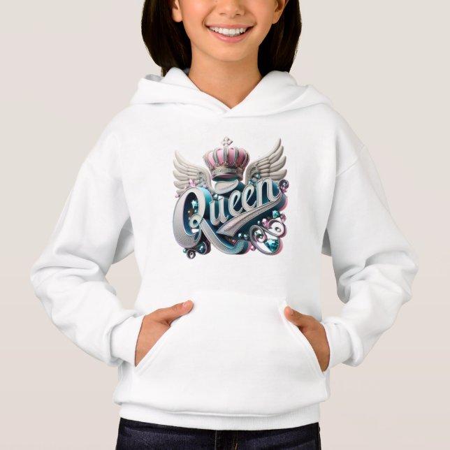 sudadera con capucha para niña cuando sea espantos (Anverso)