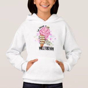 Sudadera con capucha para niñas