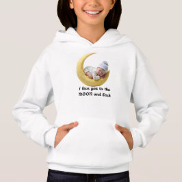 Sudadera con capucha para niñas Baby Moon – Luna l