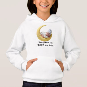 Sudadera con capucha para niñas Baby Moon – Luna l