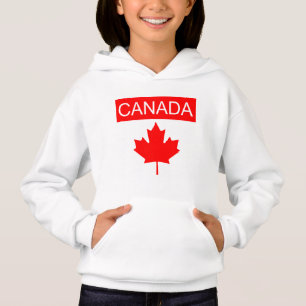 Sudadera con capucha para niñas Hoja de Arce de Ca