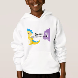 Sudadera con capucha para niño Sonríe para un mejo