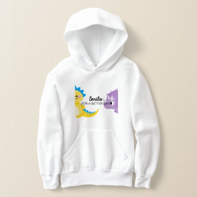 Sudadera con capucha para niño Sonríe para un mejo (Distribución )