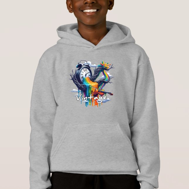 Sudadera con capucha para niños (Anverso)