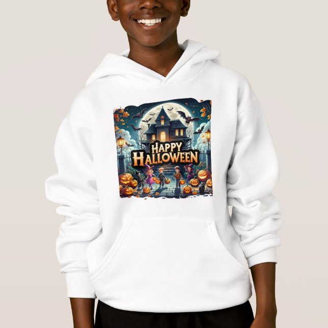 Sudadera con capucha para niños (Anverso)