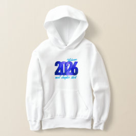 SUDADERA CON CAPUCHA PARA NIÑOS AÑO NUEVO 2026