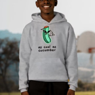 Sudadera con capucha para niños As Cool As Cucumbe