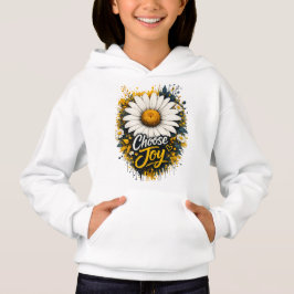 Sudadera con capucha para niños Choose Joy Daisy F