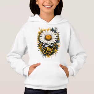 Sudadera con capucha para niños Choose Joy Daisy F