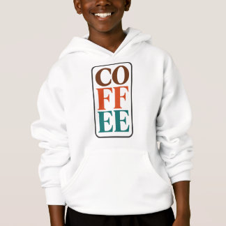Sudadera con capucha para niños COFFEE Regalo para