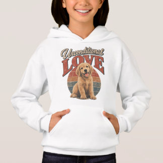 Sudadera con capucha para niños con amor incondici