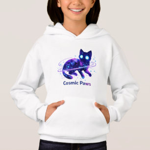 Sudadera con capucha para niños Cosmic Paws Galaxy