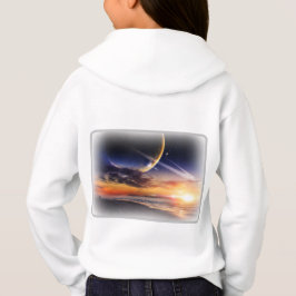 Sudadera con capucha para niños Cosmic Planet Hori