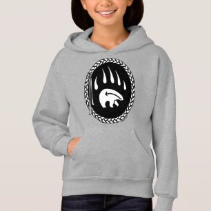 Sudadera con capucha para niños de arte del oso tr