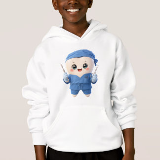 Sudadera con capucha para niños de cirujano dental