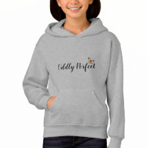 Sudadera con capucha para niños de mariposa linda 