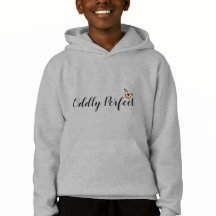 Sudadera con capucha para niños de mariposa linda 
