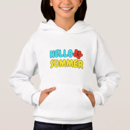 Sudadera con capucha para niños de verano