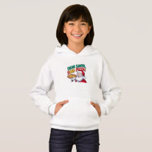 Sudadera con capucha para niños Dear Santa Send Pi