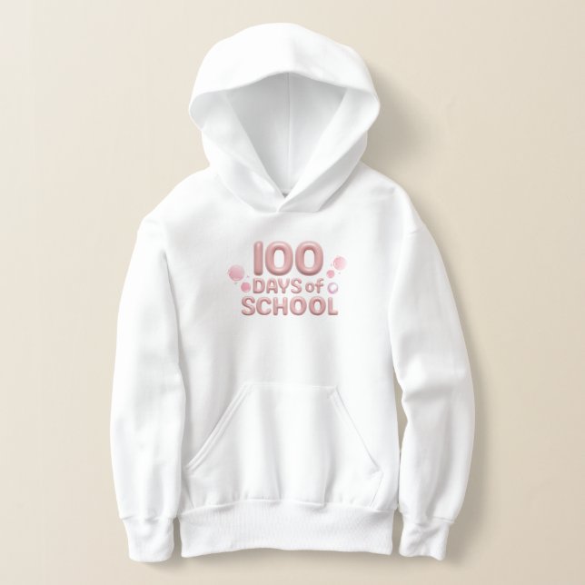 Sudadera con capucha para niños en el día 100 de l (Distribución )